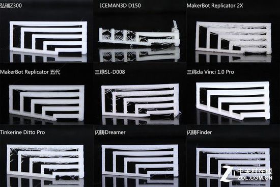 10微米的比拼 9款3D打印機華山論劍