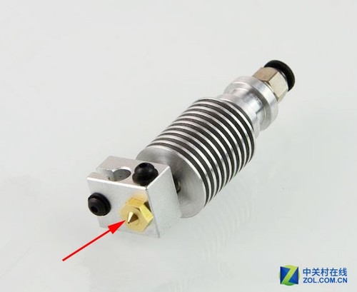 在線材沒問題的情況下更換熱端噴頭