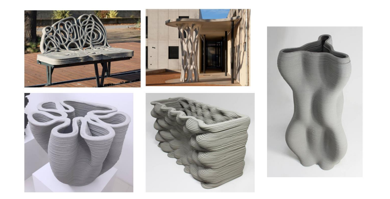 法國XtreeE的3D混凝土印刷復(fù)雜自由形式模型示例 法國XtreeE的3D混凝土印刷復(fù)雜自由形式模型示例