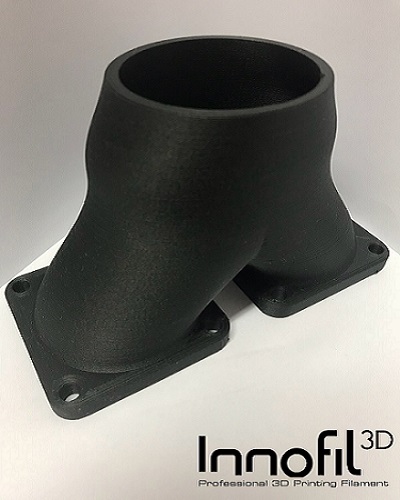 FFF用Innofil3D PET碳纖維增強(qiáng)長(zhǎng)絲制成的歧管 FFF用Innofil3D PET碳纖維增強(qiáng)長(zhǎng)絲制成的歧管